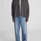 FRAME - Double Face Wool Trucker -- Grey