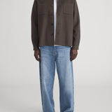 FRAME - Double Face Wool Trucker -- Mocha