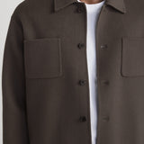 FRAME - Double Face Wool Trucker -- Mocha