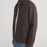 FRAME - Double Face Wool Trucker -- Mocha