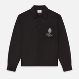 FRAME - Ritz Double Face Overshirt -- Chocolate Brown