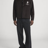 FRAME - Ritz Double Face Overshirt -- Chocolate Brown