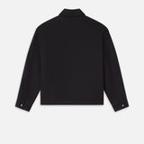 FRAME - Wool Trucker Jacket -- Black