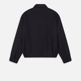 FRAME - Double Face Wool Blouson -- Black