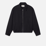 FRAME - Double Face Wool Blouson -- Black