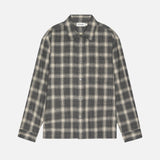 FRAME - Straight Hem Plaid Shirt