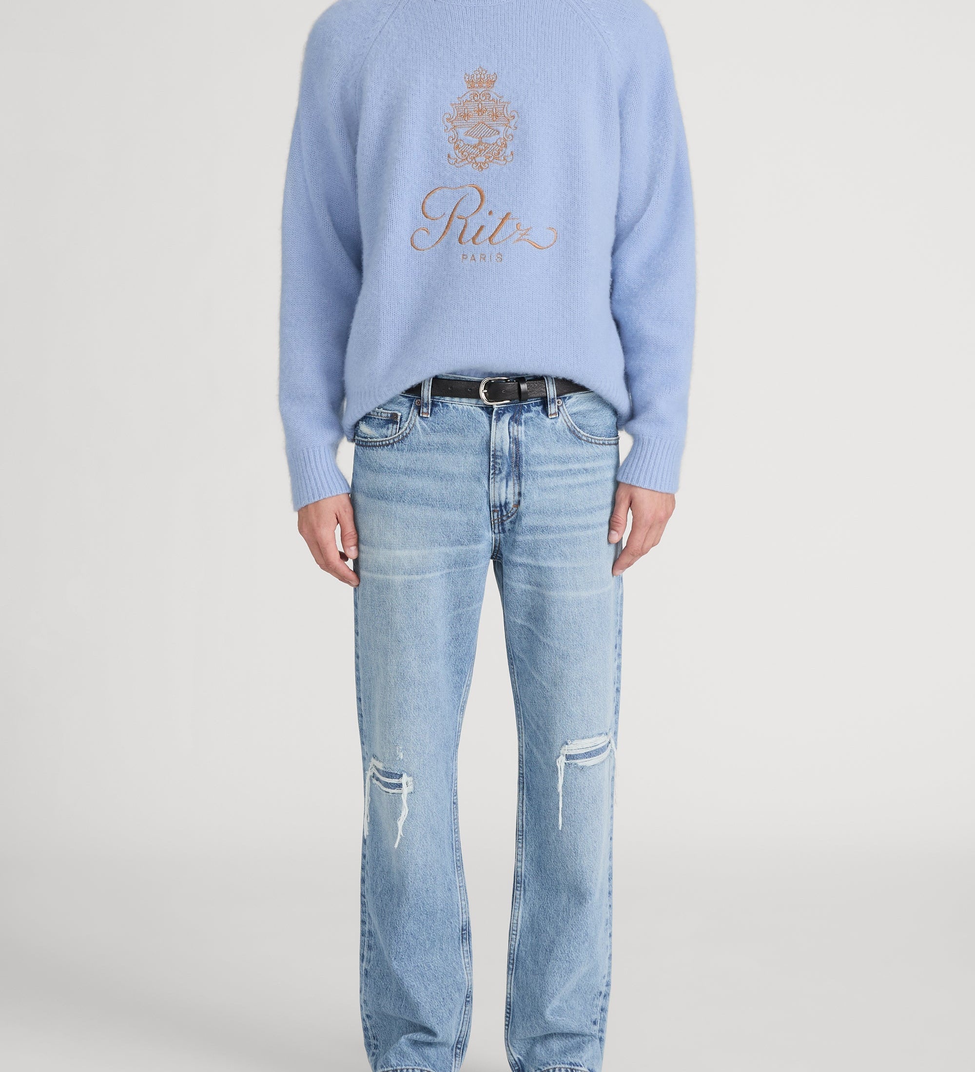 FRAME - The Ritz Unisex Brushed Cashmere Sweater