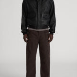FRAME - Aviator Leather Jacket