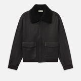 FRAME - Aviator Leather Jacket