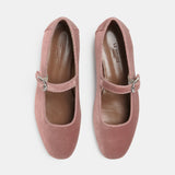 Le Monde Beryl - Mary Jane / Blush Pink Velvet