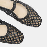 Le Monde Beryl - Mary Jane / Black Woven Leather