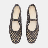 Le Monde Beryl - Mary Jane / Chocolate Woven Leather