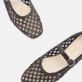 Le Monde Beryl - Mary Jane / Chocolate Woven Leather