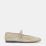 Le Monde Beryl - Mary Jane / Ecru Woven Leather