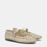 Le Monde Beryl - Mary Jane / Ecru Woven Leather