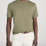 FRAME - Light Cotton Tee - Antique Green