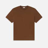 FRAME - Light Cotton Tee -- Caramel