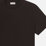 FRAME - Light Cotton Tee -- Dark Chocolate