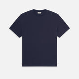 FRAME - Light Cotton Tee -- Dark Navy