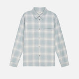 FRAME - Plaid Overshirt -- Light Blue Plaid