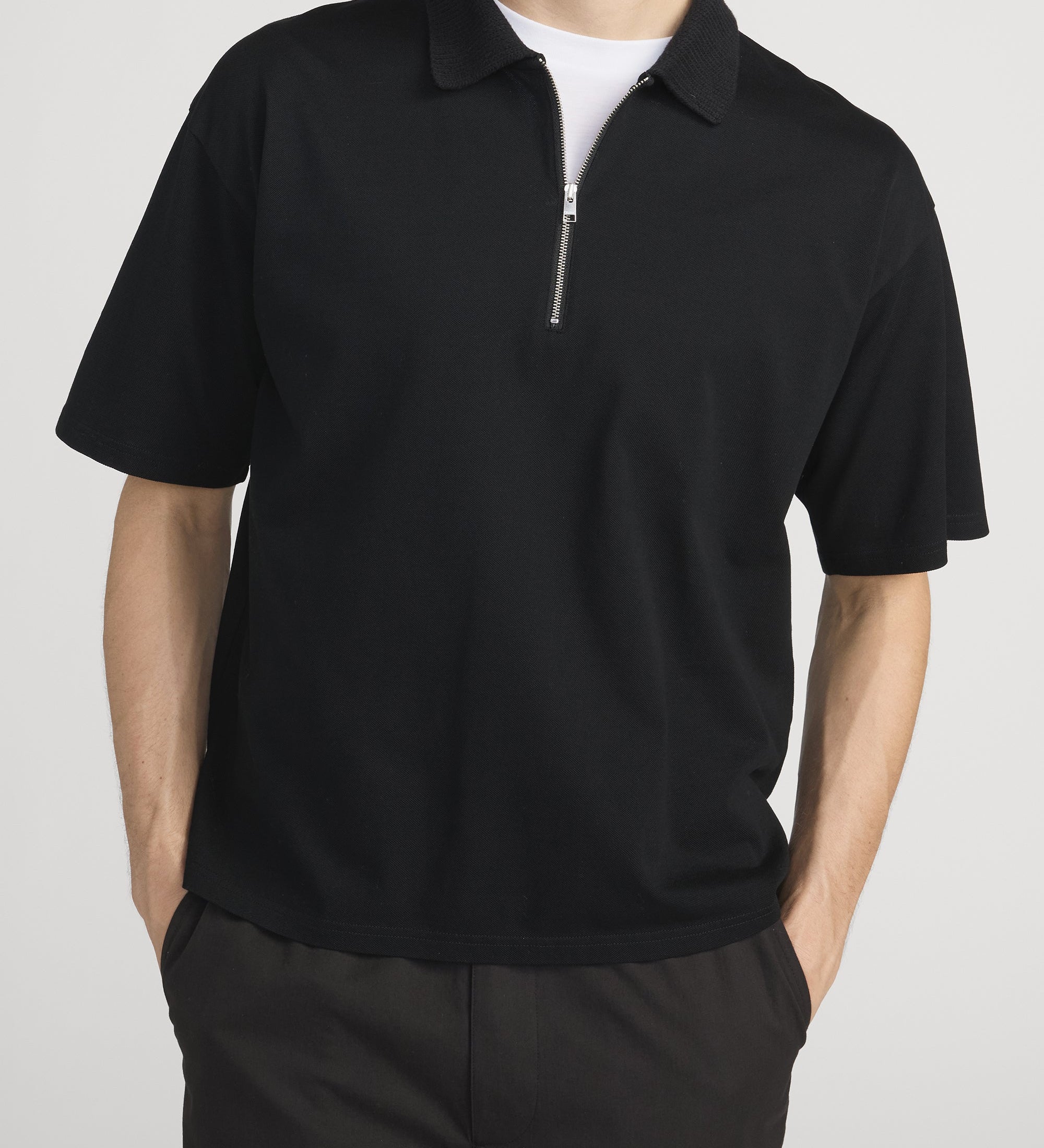 FRAME - Zip Polo Shirt