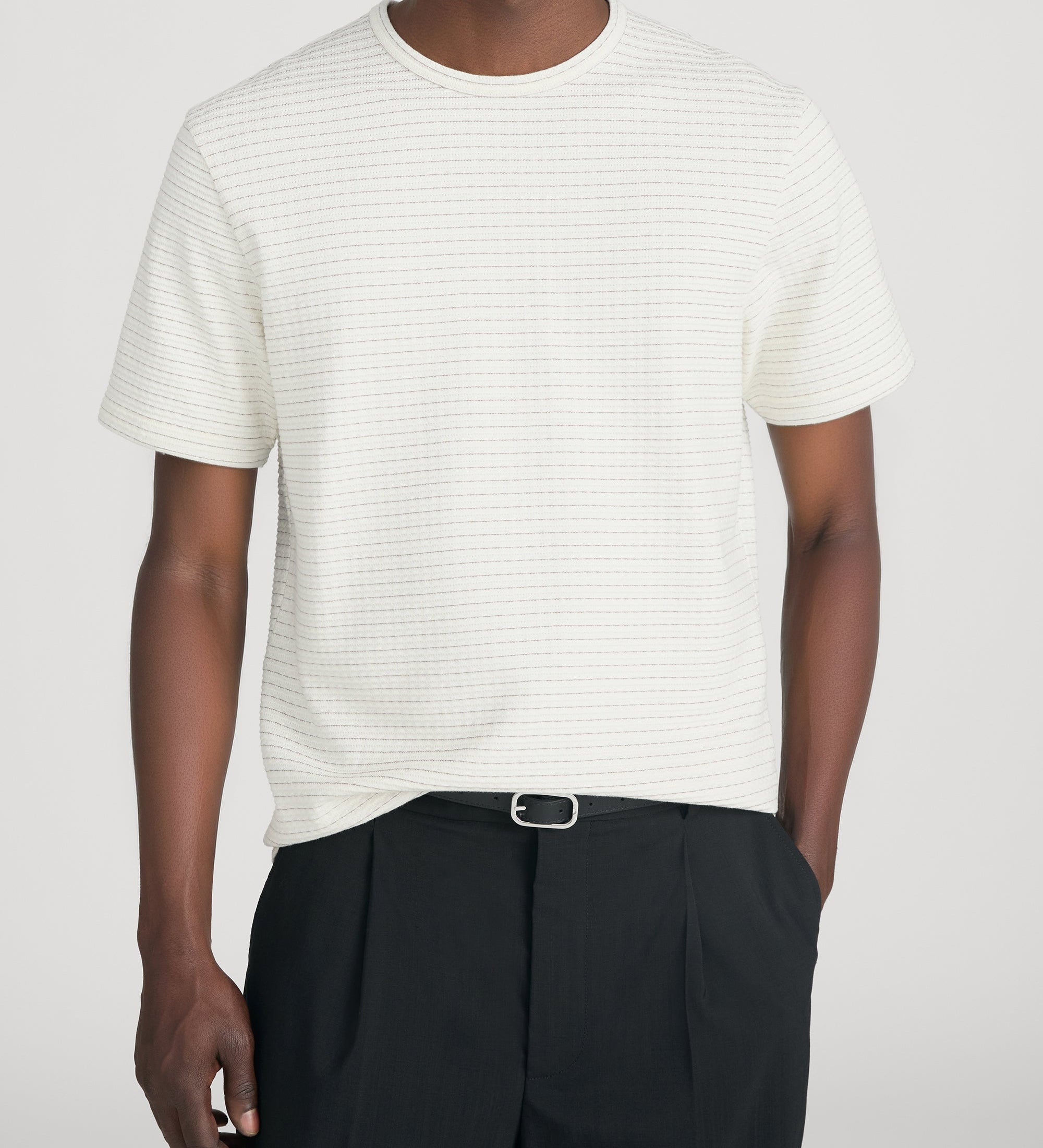 FRAME - Jacquard Stripe Tee