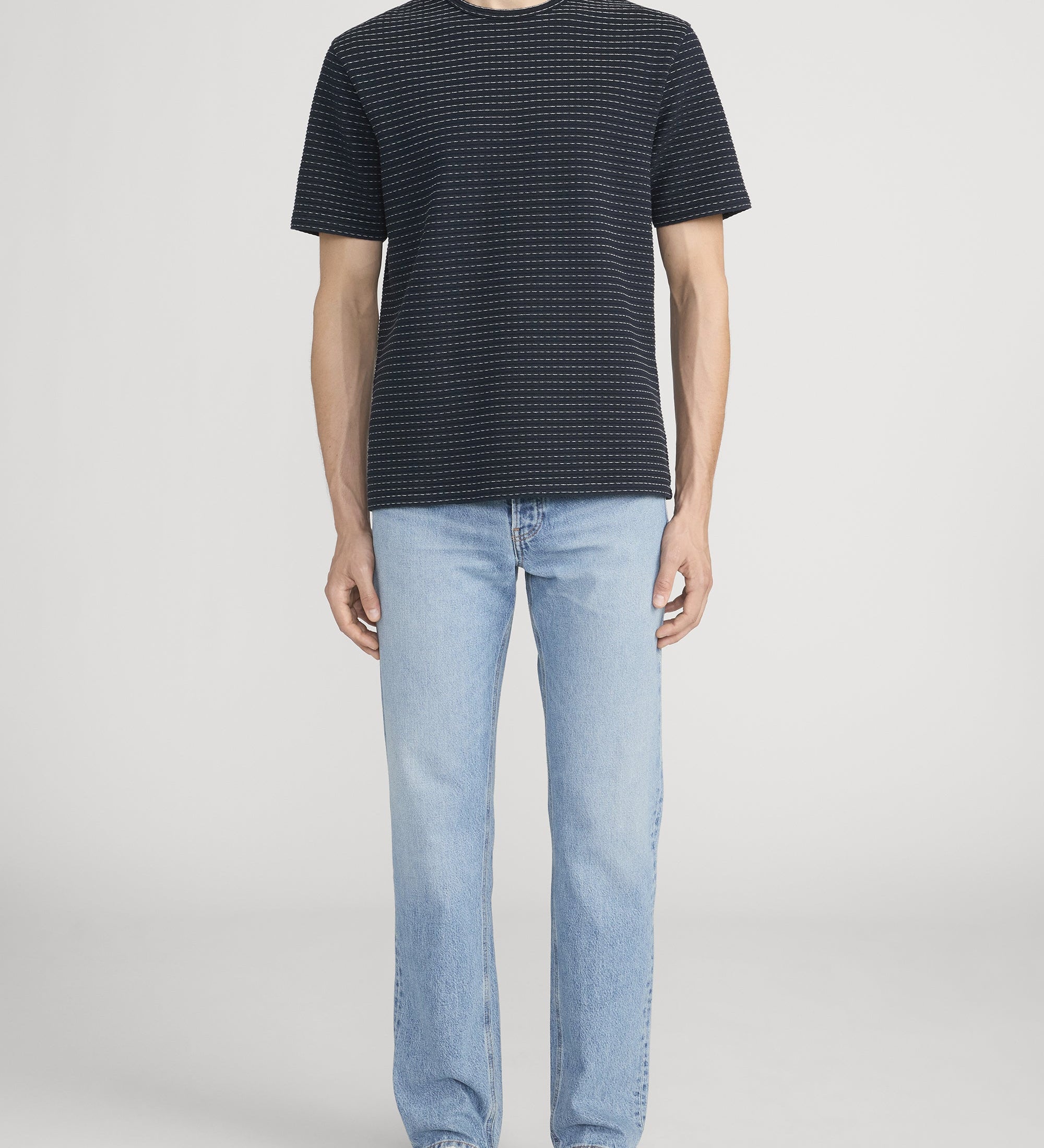 FRAME - Jacquard Stripe Tee