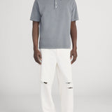 FRAME - Washed Light Pique Polo