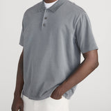 FRAME - Washed Light Pique Polo