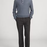 FRAME - Long Sleeve Polo Sweater