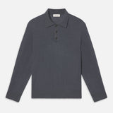 FRAME - Long Sleeve Polo Sweater