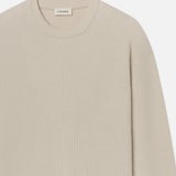 FRAME - Ribbed Crewneck Sweater -- Cream