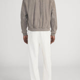 FRAME - Rib Collar Suede Jacket