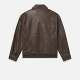 FRAME - Textured Leather Bomber