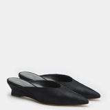 Le Monde Beryl - Victoria Micro Wedge Mule / Black Calf Hair
