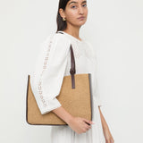 Loeffler Randall - Myra Brown/Espresso Crochet Tote