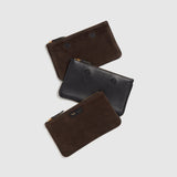 Métier - Magnetic Trio Clutch Large Suede Chocolate