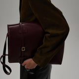 MANU ATELIER - Tote du Jour Merlot Soft