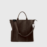 Métier - Mariner Zippered Tote Suede Chocolate