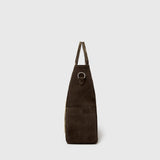 Métier - Mariner Zippered Tote Suede Chocolate