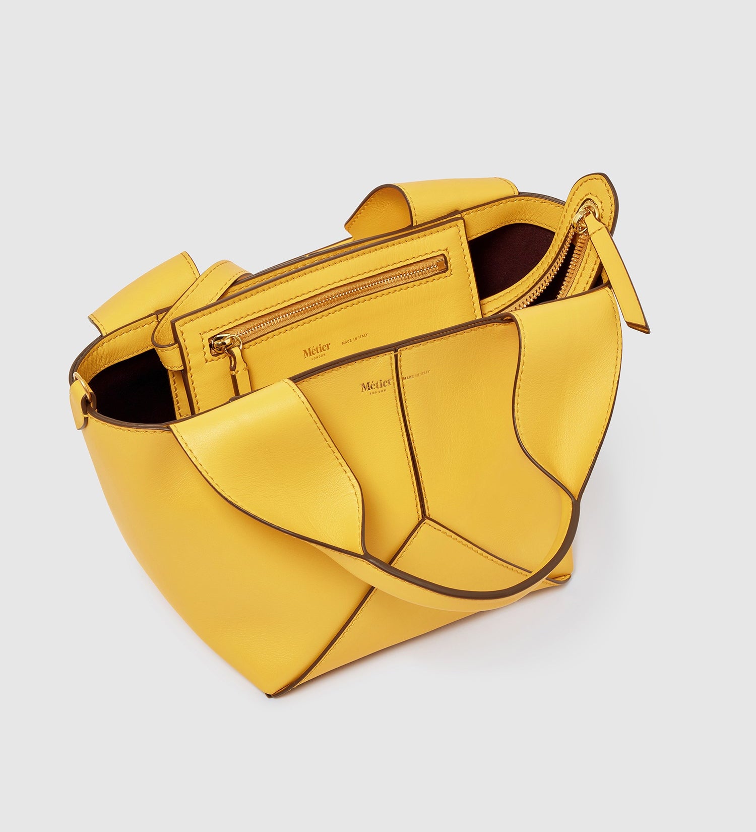 Metier - Market Mini Nappa Plongé Calfskin Izamal Yellow