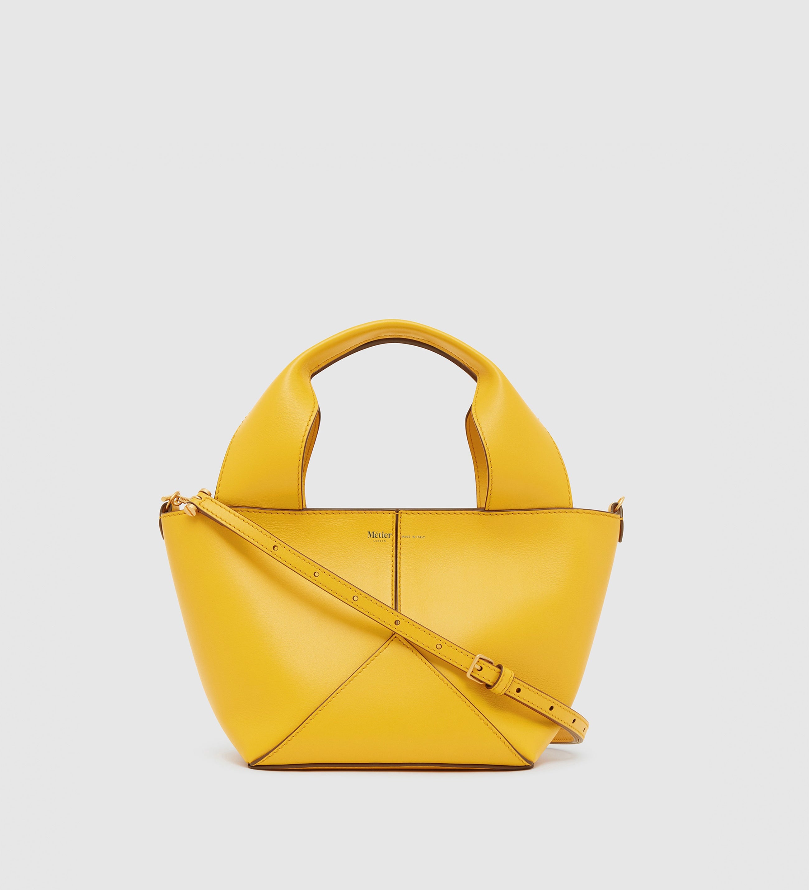 Metier - Market Mini Nappa Plongé Calfskin Izamal Yellow