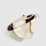 Métier - Market Bag Natural Linen and White Sand