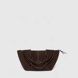 Metier - Market Small Suede Chocolate With Salt Stitching