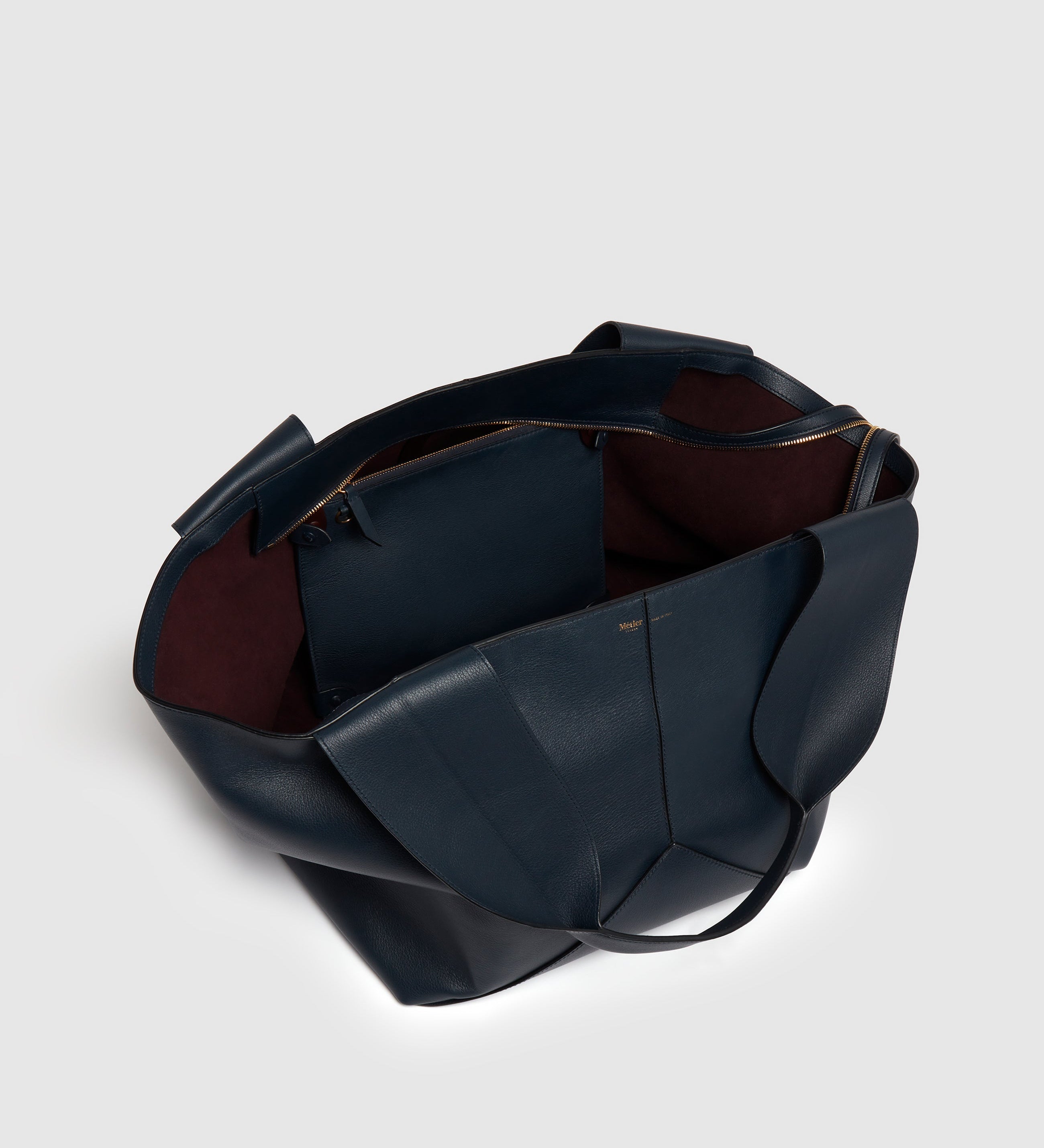 Metier - Market Weekend Smooth Calfskin Navy