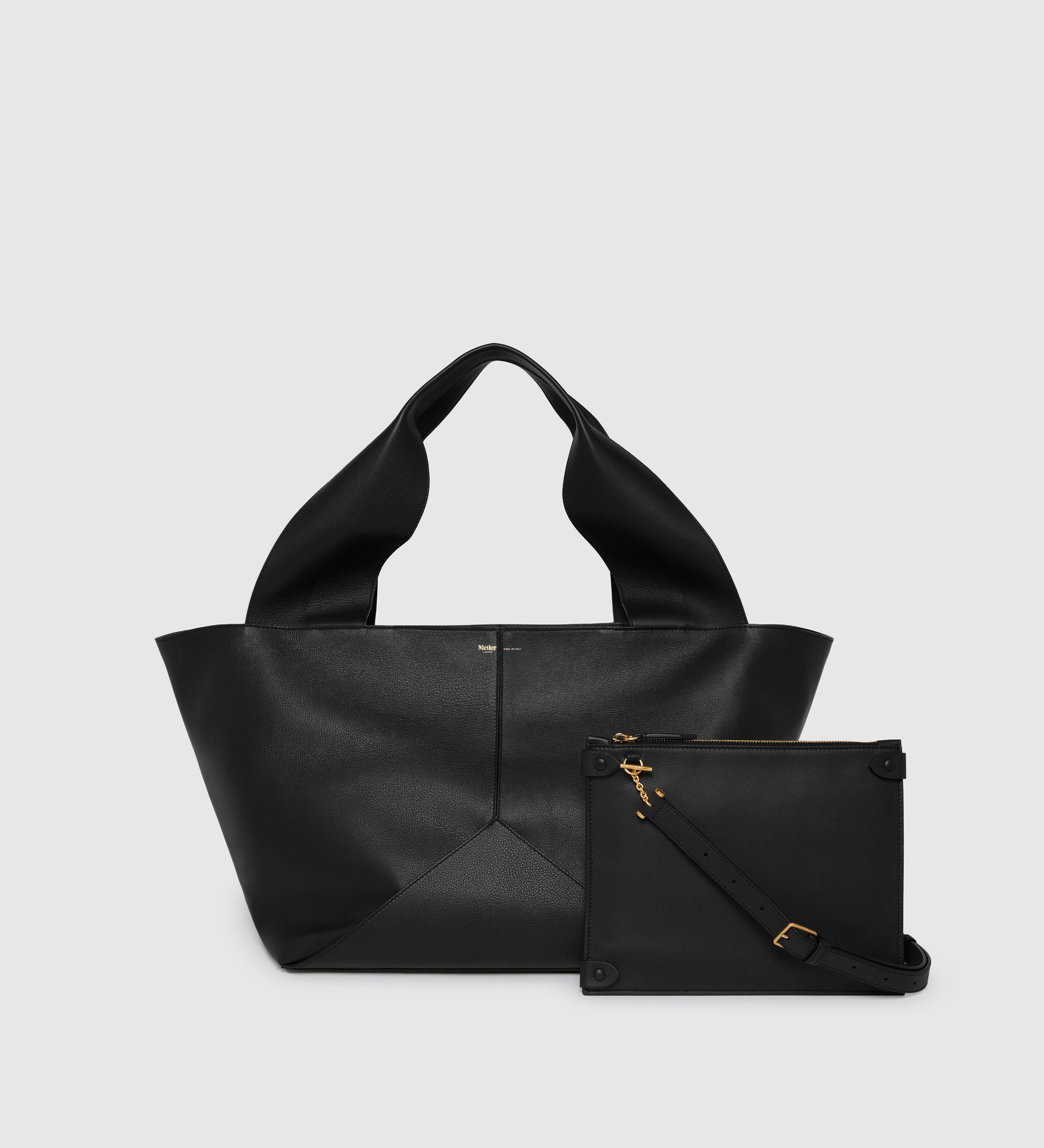 Metier - Market Weekend Smooth Calfskin Black