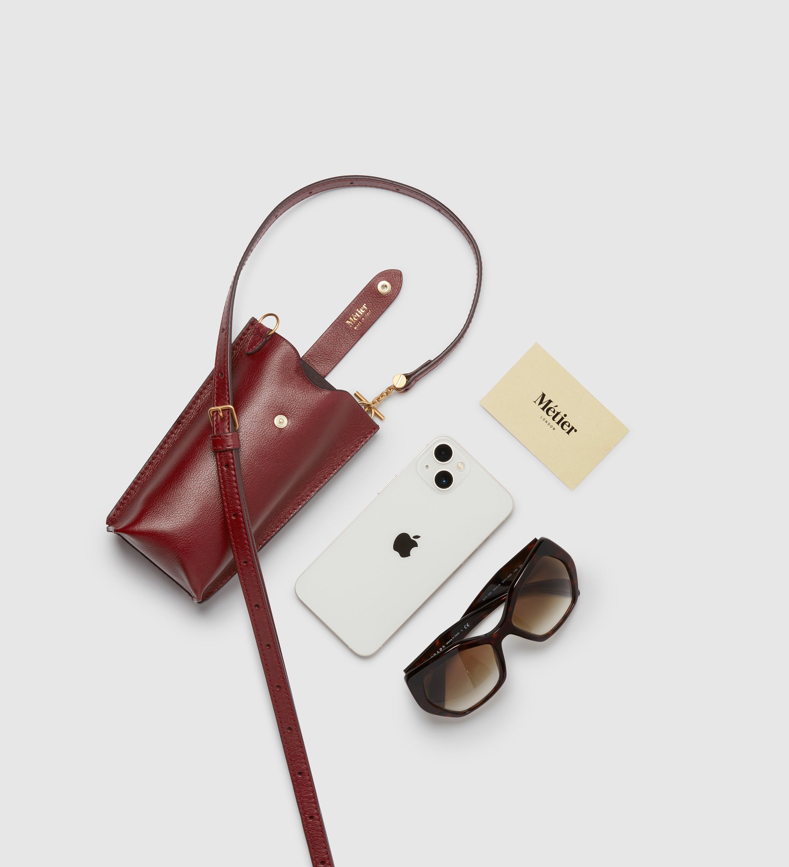 Metier - Minimalist Double Buffalo Dark Cherry