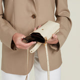 Metier - Minimalist Double Smooth Calfskin White Sand