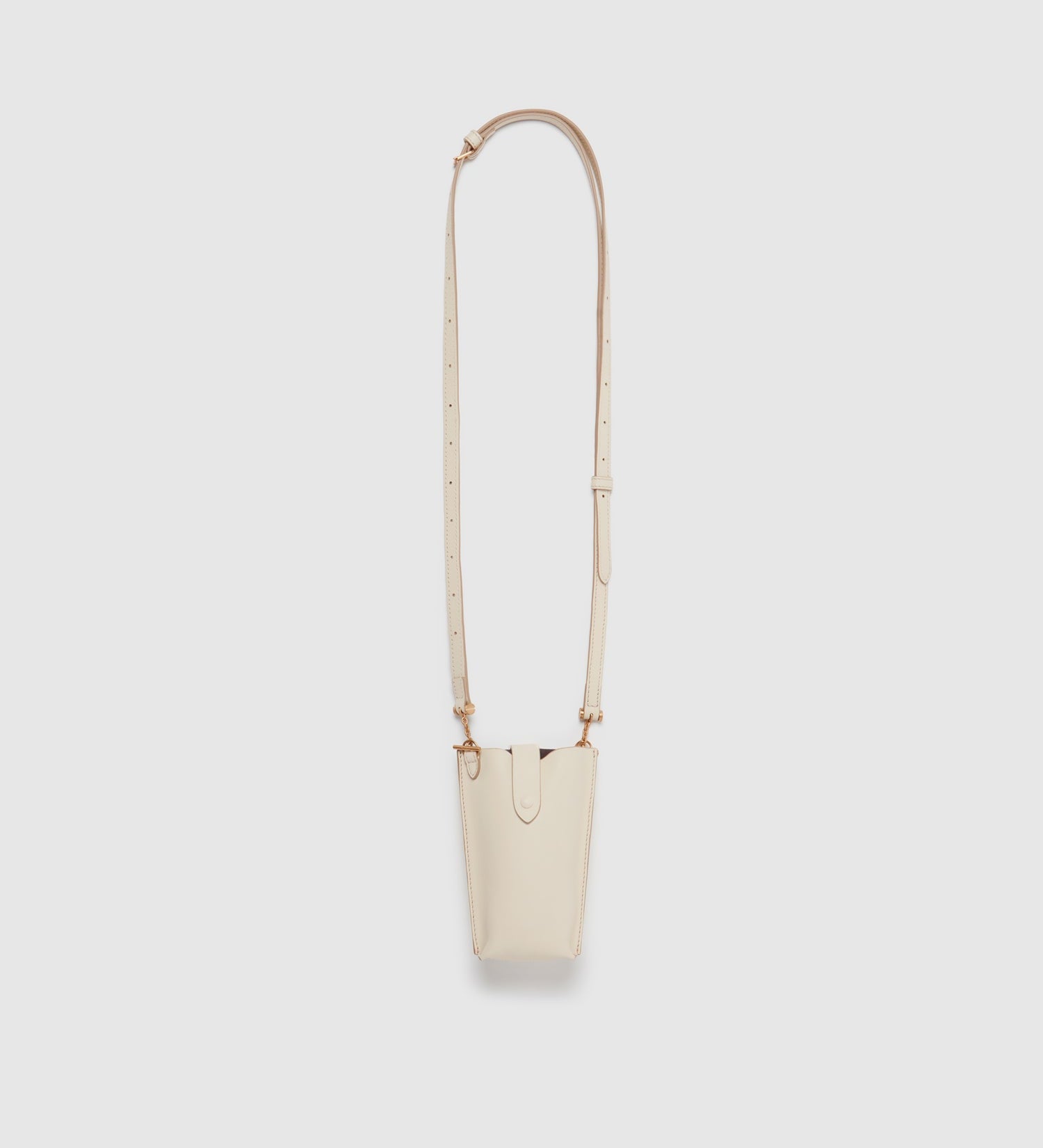 Metier - Minimalist Double Smooth Calfskin White Sand