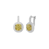 Dorsey - MOREAU EARRINGS IN LAB YELLOW SAPPHIRE